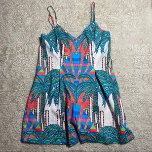 Mara Hoffman palm tree romper women’s size 6